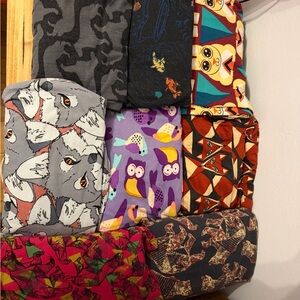 LuLaRoe Leggings Multi-Color Animal & Geometric Print Bundle